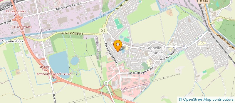 localisation de l'entreprise SCI DES MARRONNIERS  CAPPELLE-LA-GRANDE