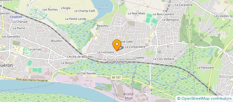 localisation de l'entreprise SCI DES MARRONNIERS à COUERON