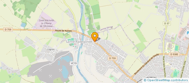 localisation de l'entreprise SCI DES MARRONNIERS  THOUARS