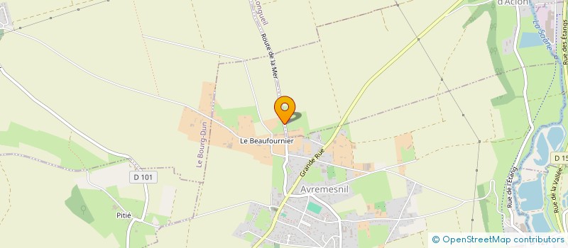 localisation de l'entreprise SCI DES MARRONNIERS  QUIBERVILLE-SUR-MER