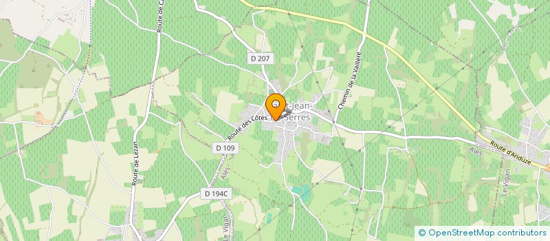 localisation de l'entreprise SCI DES MARRONNIERS  SAINT-JEAN-DE-SERRES