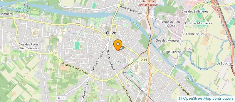 localisation de l'entreprise SCI DES MARRONNIERS à OLIVET