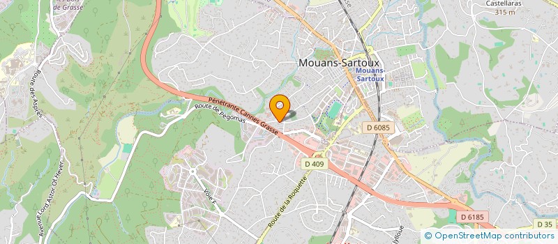 localisation de l'entreprise SCI DES MARTELLY à MOUANS-SARTOUX