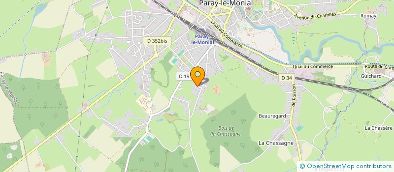 localisation de l'entreprise SCI DES MARTINS BLANCS  PARAY-LE-MONIAL