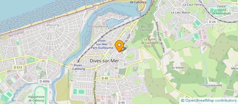 localisation de l'entreprise SCI DES MARTRAIS à DIVES-SUR-MER