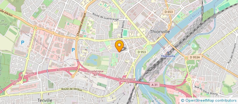 localisation de l'entreprise SCI DES MARTYRS à THIONVILLE