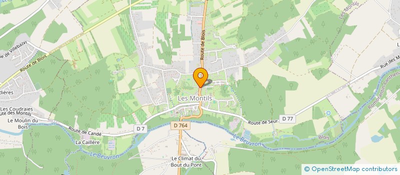 localisation de l'entreprise SCI DES MASCAREIGNES  LES MONTILS