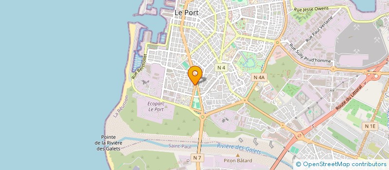 localisation de l'entreprise SCI DES MASCAREIGNES à LE PORT