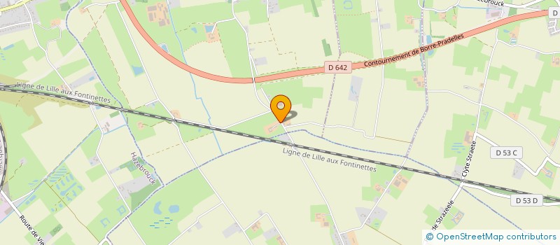 localisation de l'entreprise SCI DES MASTERS  BORRE