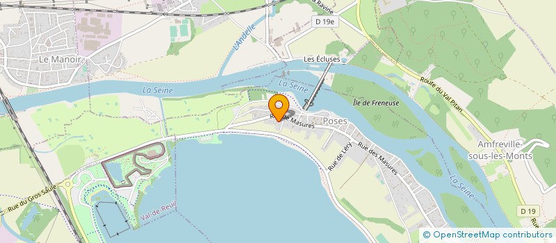 localisation de l'entreprise SCI DES MASURES  POSES