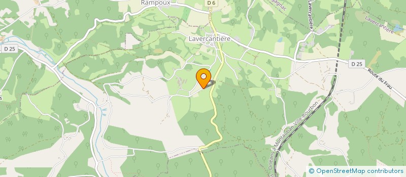 localisation de l'entreprise SCI DES MATALINES  LAVERCANTIERE