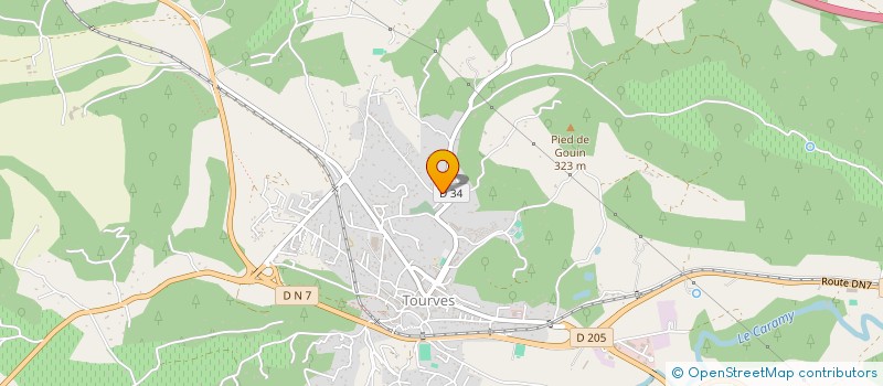 localisation de l'entreprise SCI DES MATERIAUX DE ST RAPHAEL à BRIGNOLES