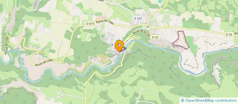 localisation de l'entreprise SCI DES MATOUS  ROCAMADOUR