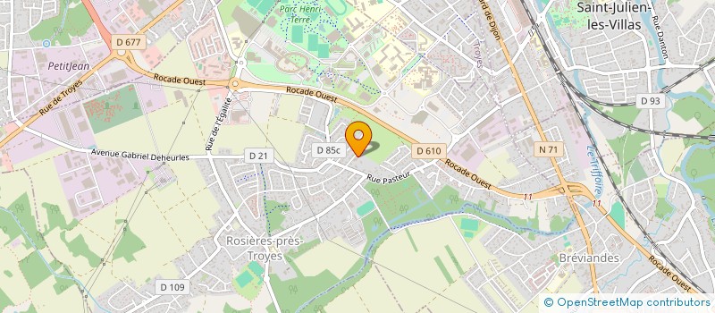 localisation de l'entreprise SCI DES MAUBERTS  ROSIERES-PRES-TROYES