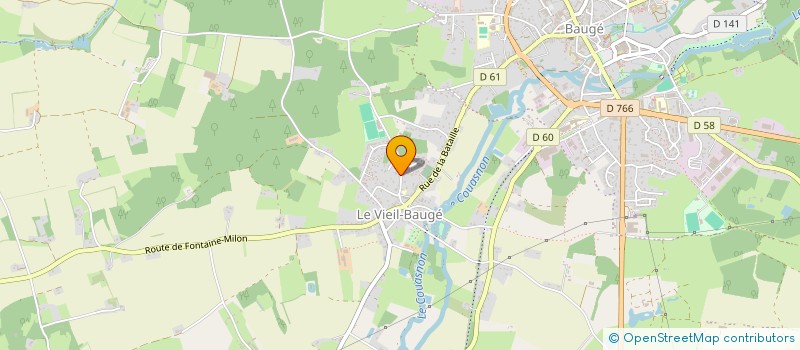 localisation de l'entreprise SCI DES MAUCARDIERES  BAUGE-EN-ANJOU