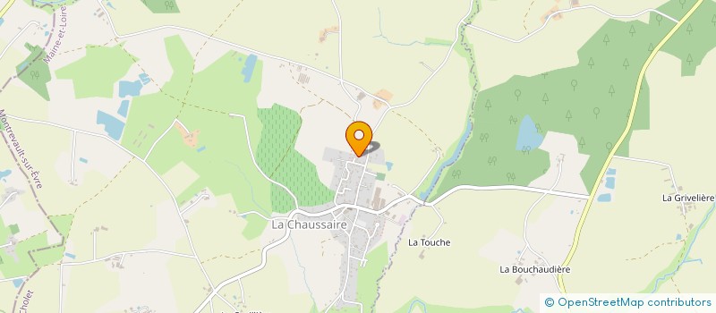 localisation de l'entreprise SCI DES MAUGES  MAUGES-SUR-LOIRE