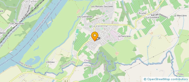 localisation de l'entreprise SCI DES MAUGES  OREE-D'ANJOU