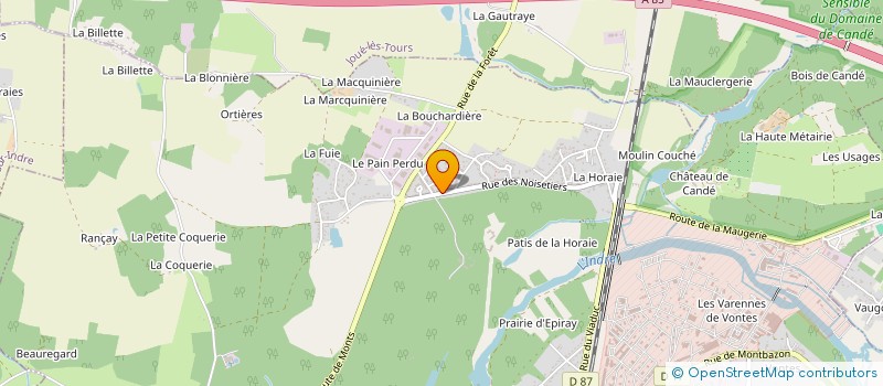 localisation de l'entreprise SCI DES MAZERIENS  MONTS