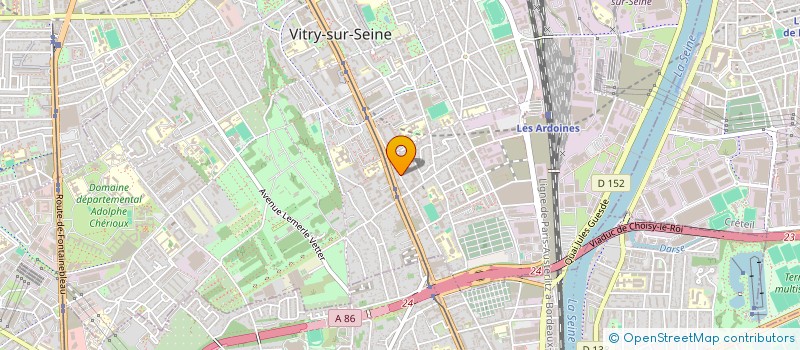 localisation de l'entreprise SCI DES MEDECINS DE VITRY  VITRY-SUR-SEINE