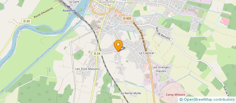 localisation de l'entreprise SCI DES MEIX  LABERGEMENT-LES-AUXONNE