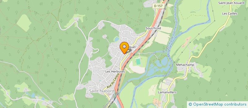 localisation de l'entreprise SCI DES MEIX BEGE  SAINT-NABORD