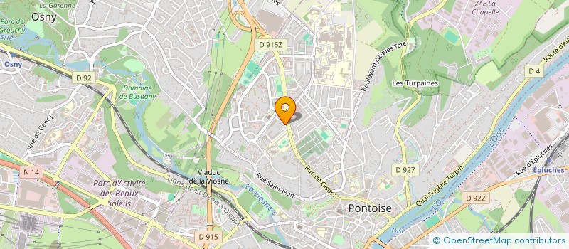 localisation de l'entreprise SCI DES MELEZES  PONTOISE