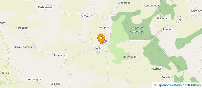 localisation de l'entreprise SCI DES MENHIRS  INGUINIEL