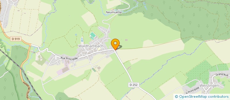 localisation de l'entreprise SCI DES MENUISIERS  WALDHAMBACH