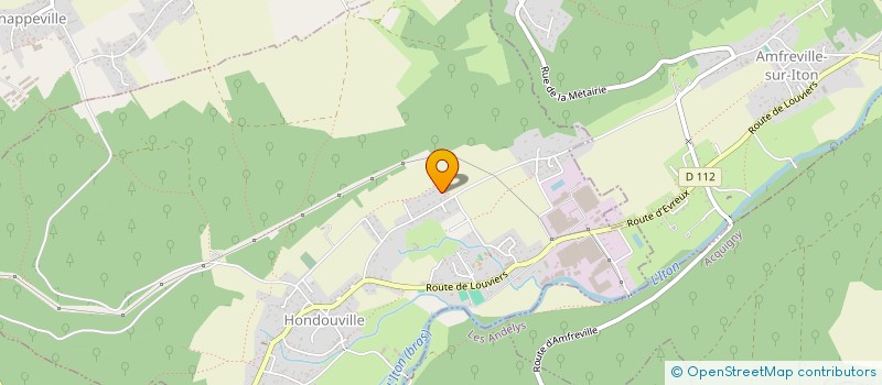 localisation de l'entreprise SCI DES MERIIERS  HONDOUVILLE