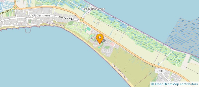 localisation de l'entreprise SCI DES MERINGUES  LA GUERINIERE