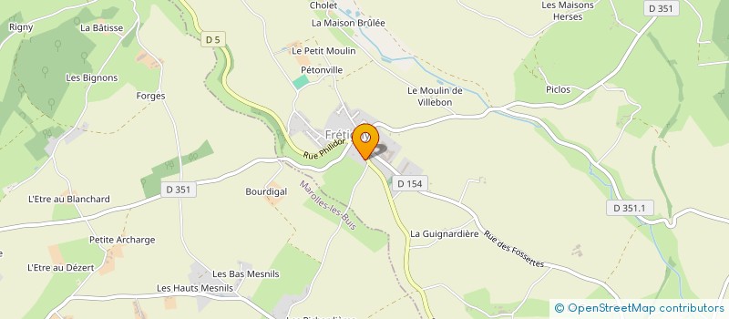 localisation de l'entreprise SCI DES MERISIERS à SAINTIGNY
