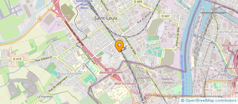 localisation de l'entreprise SCI DES MERLES  SAINT-LOUIS