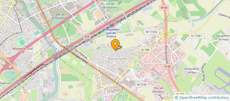 localisation de l'entreprise SCI DES MERS AUSTRALES à LATTES