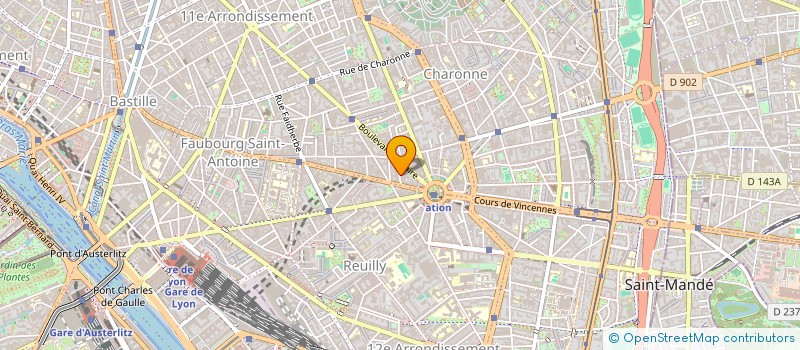 localisation de l'entreprise SCI DES MERVEILLES  PARIS