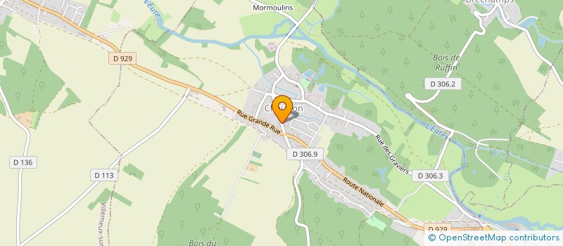 localisation de l'entreprise SCI DES MESANGES à CHAUDON