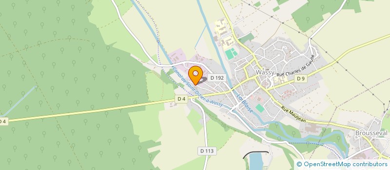 localisation de l'entreprise SCI DES MESANGES à WASSY