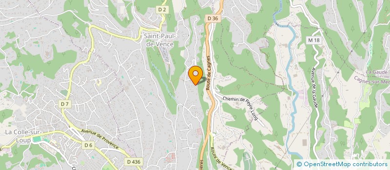 localisation de l'entreprise SCI DES MESANGES à SAINT-PAUL-DE-VENCE