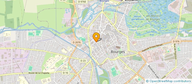 localisation de l'entreprise SCI DES MESANGES  BOURGES