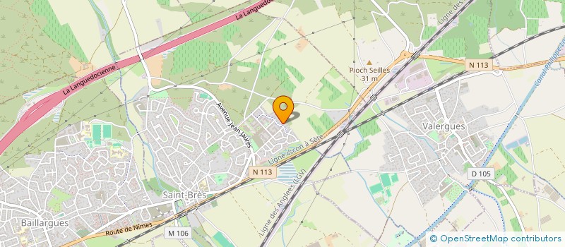 localisation de l'entreprise SCI DES MESANGES  SAINT-BRES