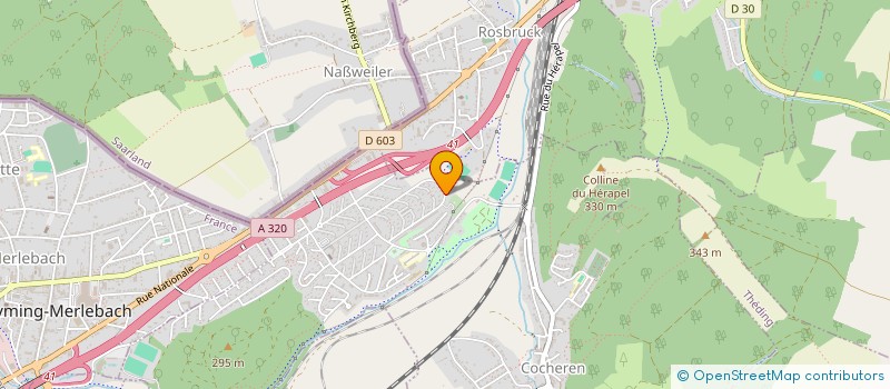 localisation de l'entreprise SCI DES MESANGES  COCHEREN