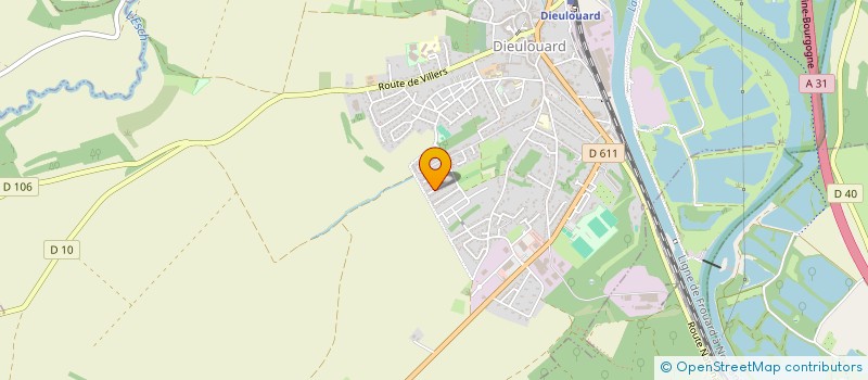 localisation de l'entreprise SCI DES MESANGES  DIEULOUARD