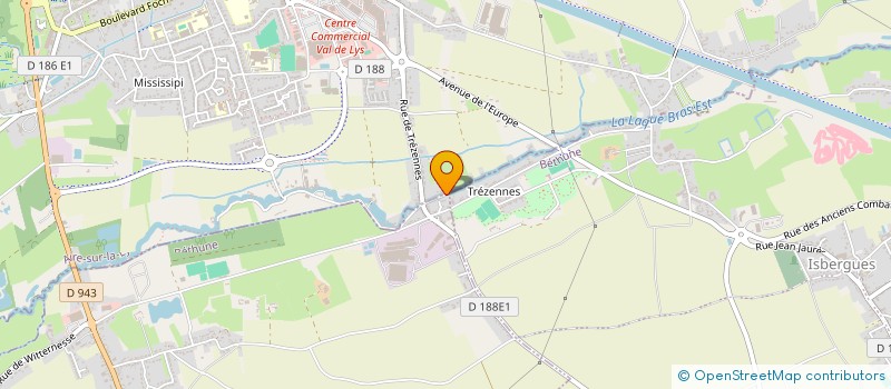 localisation de l'entreprise SCI DES MESANGES  AIRE-SUR-LA-LYS