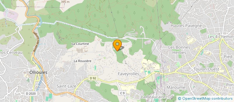 localisation de l'entreprise SCI DES MESSUGUES  OLLIOULES