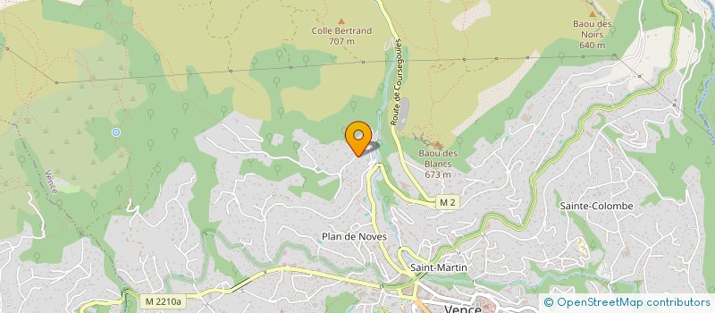 localisation de l'entreprise SCI DES MESURES  VENCE