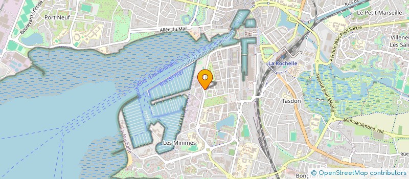 localisation de l'entreprise SCI DES METIERS 17  LA ROCHELLE