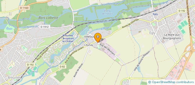 localisation de l'entreprise SCI DES MEUNIERS  EGLY