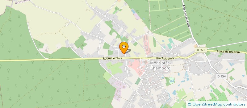 localisation de l'entreprise SCI DES MEUNIERS  MONT-PRES-CHAMBORD