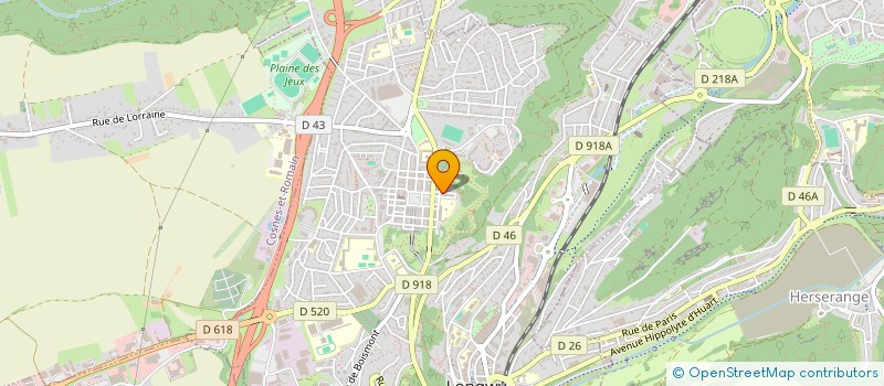 localisation de l'entreprise SCI DES MILLE FEUILLES à LONGWY