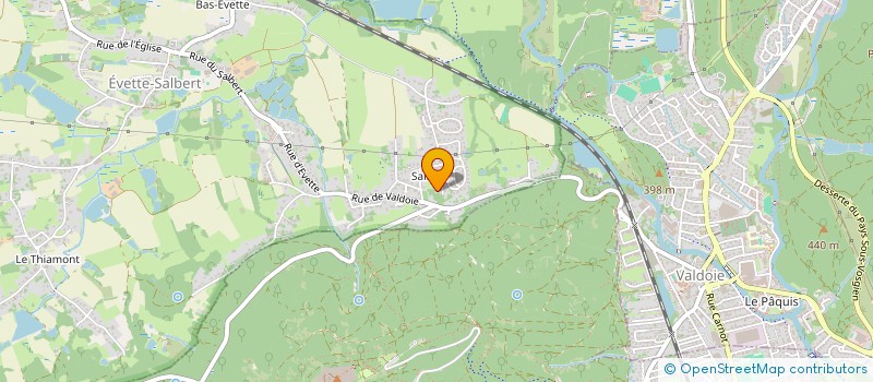 localisation de l'entreprise SCI DES MILLE LIONS à EVETTE-SALBERT