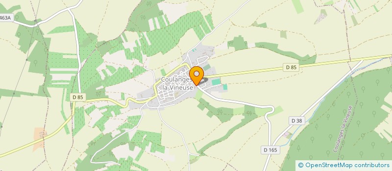 localisation de l'entreprise SCI DES MILLESIMES  COULANGES-LA-VINEUSE